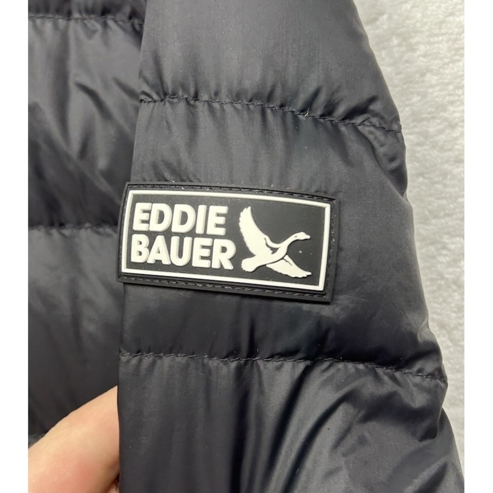 Eddie Bauer Mens Size 2XL Gray Long Sleeve EB650 Down Full Zip Puffer Jacket - Picture 3 of 7
